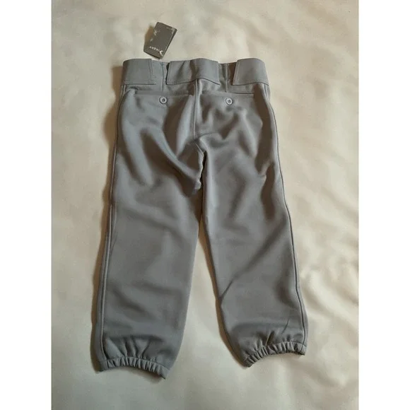 Youper Youth Medium Baseball Pants Boys Capri Softball Pants Gray - Picture 2 of 8